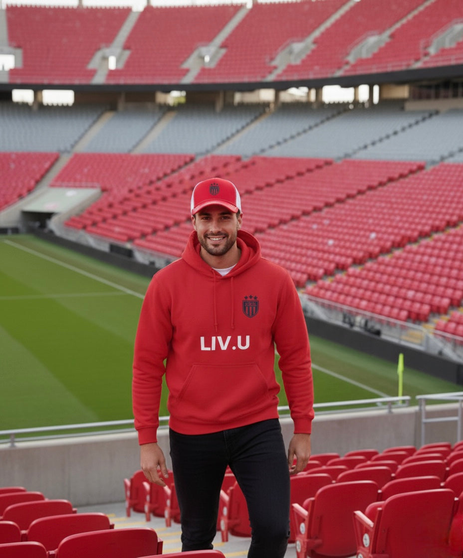 LIV.U World Cup Hoodie (American Edition) in Red
