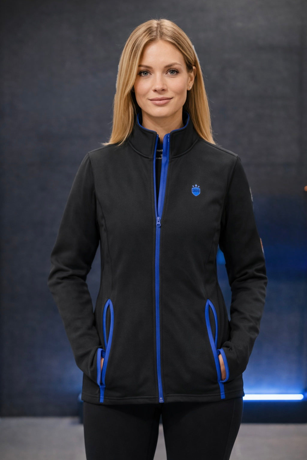 Women’s Contrast Jacket – Moisture-Wicking Activewear